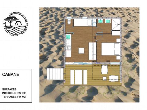 BUNGALOW 6 personnes - CABANE 4/6 PERSONNES