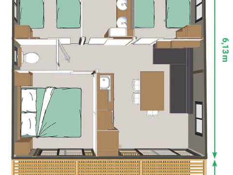 CHALET 6 personnes - PERSIA