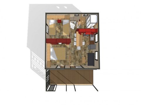 CHALET 5 personnes - NEPITA - 2 chambres