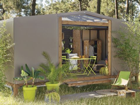 TENTE TOILE ET BOIS 4 personnes - MAORI