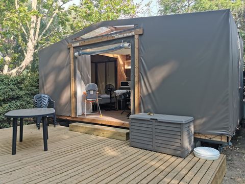 TENTE TOILE ET BOIS 4 personnes - MAORI