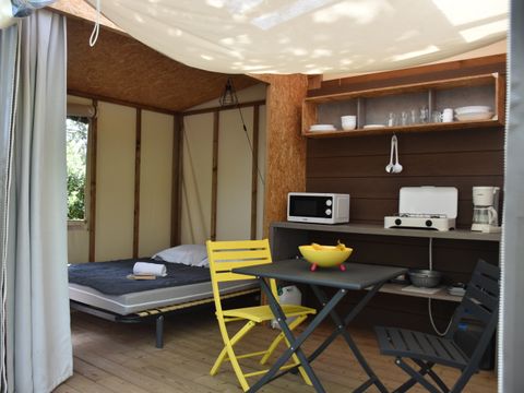 TENTE TOILE ET BOIS 4 personnes - Maori 2 pièces 4 personnes