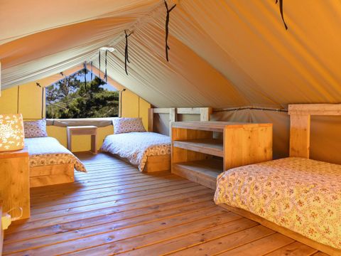 TENTE TOILE ET BOIS 5 personnes - Lodge Safari TENTE TOILE ET BOIS 5 personnes - Lodge Safari