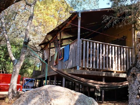 TENTE TOILE ET BOIS 5 personnes - Lodge Safari TENTE TOILE ET BOIS 5 personnes - Lodge Safari