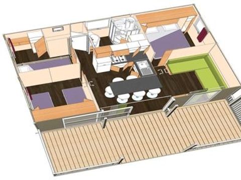 BUNGALOW 6 personnes - Eden BUNGALOW 6 personnes - Eden