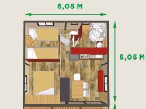 BUNGALOW 5 personnes - Family Cottage 2 à 5