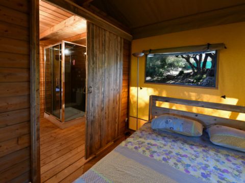 TENTE TOILE ET BOIS 6 personnes - LODGE SAFARI