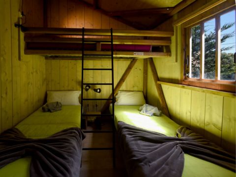 Tente en toile et en bois 5 personnes - PALMIER