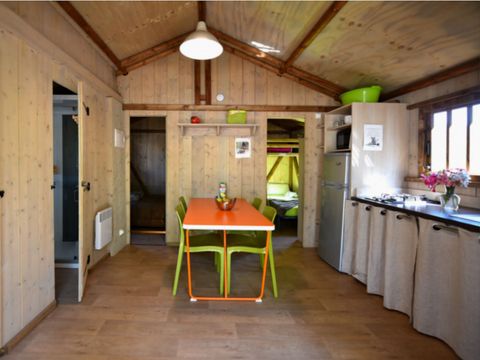 TENTE TOILE ET BOIS 5 personnes - PALMIER