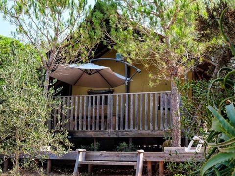 TENTE TOILE ET BOIS 6 personnes - PETIT LODGE