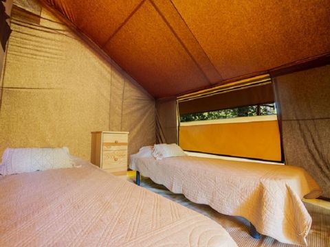 TENTE TOILE ET BOIS 4 personnes - Ecolodge