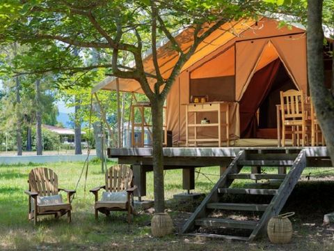 TENTE TOILE ET BOIS 4 personnes - Ecolodge