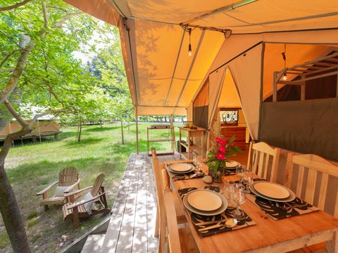 Lodge 4 personnes - Sans sanitaires - 2 chambres