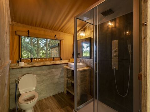 Bungalow toilé 4/5 personnes - Luxury Lodge en zone L - 2 chambres