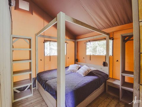TENTE TOILE ET BOIS 4 personnes - Woodlodge 4 personnes (2 chambres)