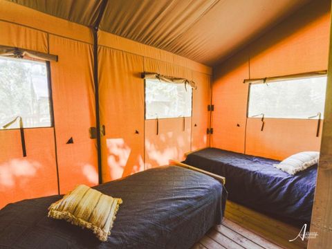 TENTE TOILE ET BOIS 4 personnes - Woodlodge 4 personnes (2 chambres)