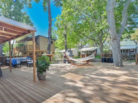 MOBILHOME 10 personnes - Cottage Premium Tribu SPA 10P 5CH