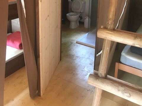 TENTE TOILE ET BOIS 6 personnes - LA TENTE DU TRAPPEUR  HABITAT