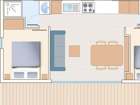 MOBILHOME 6 personnes - VIA AUREA PRIVILEGE 32 M²