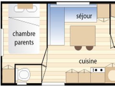 Mobilhome 5 personnes - LIZERT STANDARD 29 m²