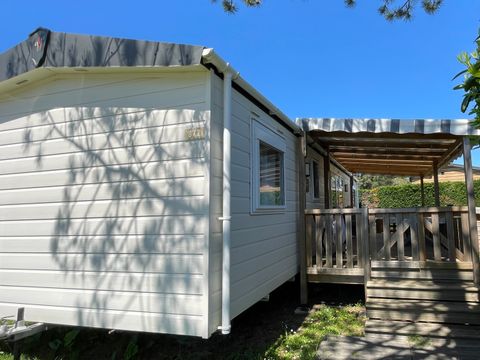MOBILHOME 6 personnes - Mobil Home CC372 - 45 m² - 3 Chambres - LV - Climatisation