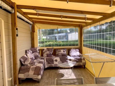 MOBILHOME 6 personnes - Mobil Home CC780 - 45 m2 - 3 Chambres - Climatisation