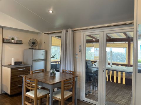 Mobilhome 6 personnes - CC995 - 40m2 - 3 chambres - CLIM-lave-vaisselle-lave-vaisselle-2 salles de bain