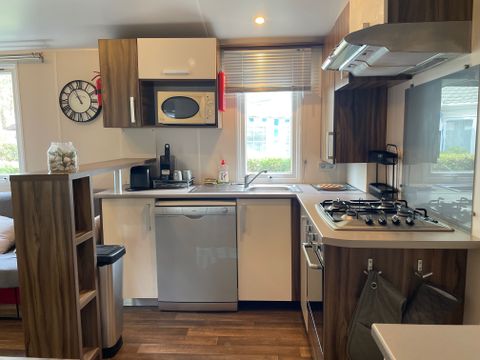 Mobilhome 6 personnes - CC995 - 40m2 - 3 chambres - CLIM-lave-vaisselle-lave-vaisselle-2 salles de bain