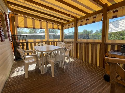 MOBILHOME 4 personnes - CC 921 - 32m2 - 2 CH - CLIM -  LAVE LINGE - TV