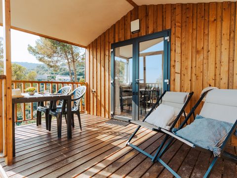 MOBILHOME 4 personnes - Sunêlia Prestige 2 chambre vue mer