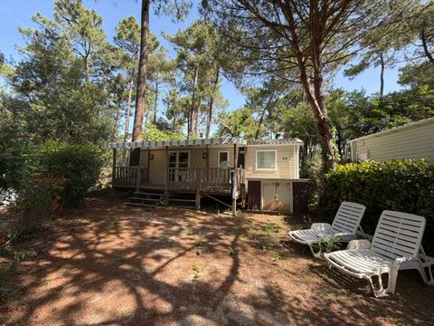 MOBILHOME 8 personnes - Mobilhome famille 4 chambres/2WC/2SDB (Immobilhome)/climatisation/LV/Terrasse intégrale