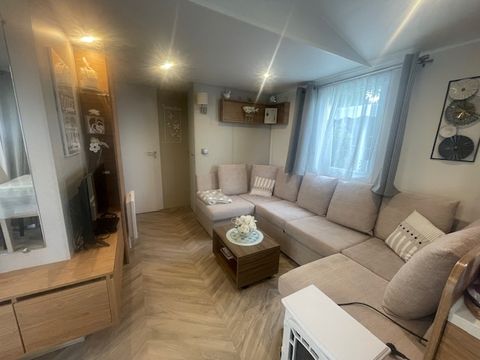 MOBILHOME 6 personnes - Mobilhome  IMMOBILHOME)3 chambres clim/LL/LV et vue exceptionnelle sur la baie de Bonne Anse