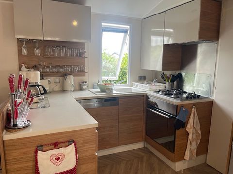 MOBILHOME 6 personnes - Mobilhome ( IMMOBILHOME) 3 chambres clim vue baie de Bonne Anse