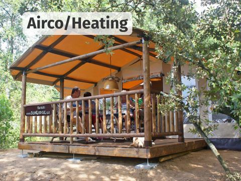 Tente en toile et en bois 5 personnes - Safari (haute saison samedi)