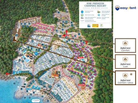 TENTE TOILE ET BOIS 5 personnes - Krk - Tente Safari Confort + climatisation