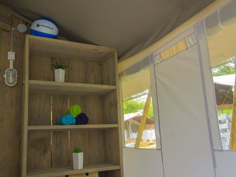 Tente en toile et en bois 5 personnes - Krk - Tente safari de luxe
