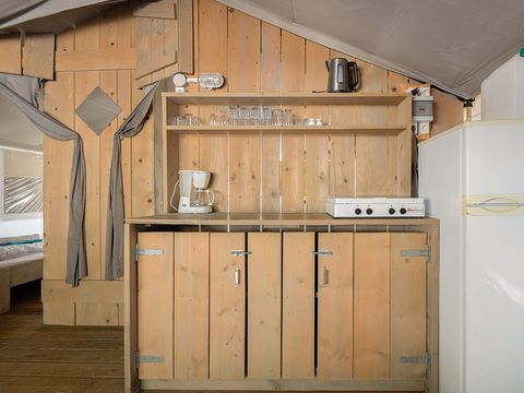 Tente en toile et en bois 5 personnes - Krk - Tente safari de luxe