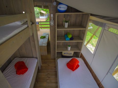 TENTE TOILE ET BOIS 5 personnes - Krk - Tente safari de luxe