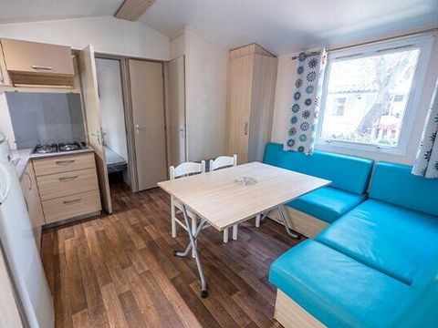 MOBILHOME 6 personnes - Comfort | 3 Ch. | 6 Pers. | Terrasse surélevée | Clim. | TV