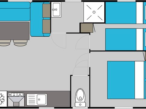 MOBILHOME 4 personnes - Coscoll