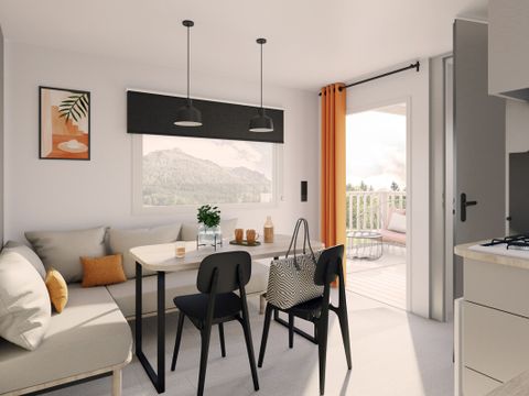 MOBILHOME 5 personnes - PICOLAT 2 chambres climatisé nouveau 2026