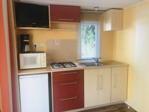 CHALET 3 personnes - Chalet Confort 16 m² - 1 chambre - climatisation (possibilité couchage d'appoint) 2 pers