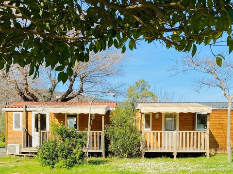 MOBILHOME 4 personnes - Jade 23m² + terrasse couverte + climatisation