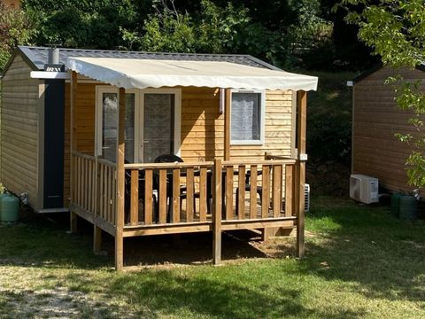 MOBILHOME 2 personnes - Saphir 18m² + terrasse couverte + climatisation