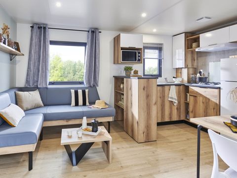 MOBILHOME 4 personnes - Revelleta 32 m², climatisé, 2 chambres