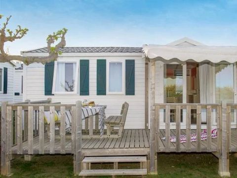 Mobilhome 6 personnes - Comfort | 3 Ch. | 6 Pers. | Terrasse Simple | 1 SDB | Clim.