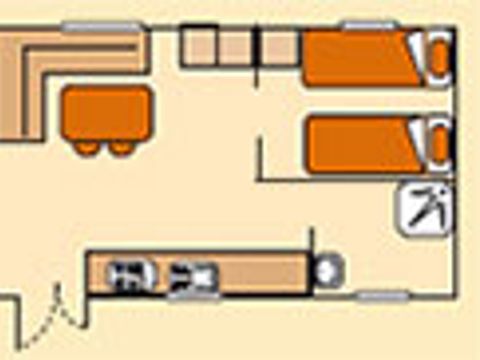 MOBILHOME 4 personnes - Cottage Standard + Clim