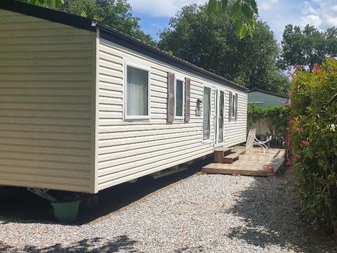 MOBILHOME 6 personnes - Cottage "confort" 3 ch / 2 sdb 6 pers - tv & clim (4 Adultes et 2 Enfants ou 2 Adultes et 4 Enfants)