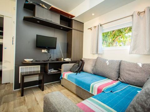 MOBILHOME 4 personnes - C- Mobil home Méditerranée - 2 chambres et climatisé