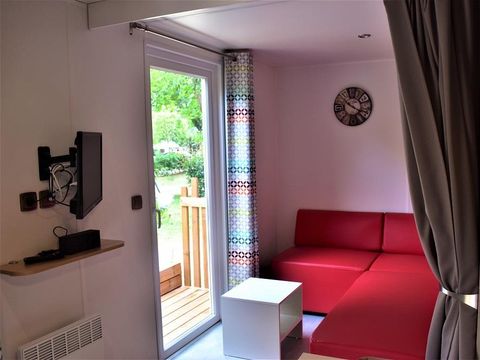 MOBILHOME 6 personnes - GRAND CHARME CLIM / TV / PLANCHA GAZ
